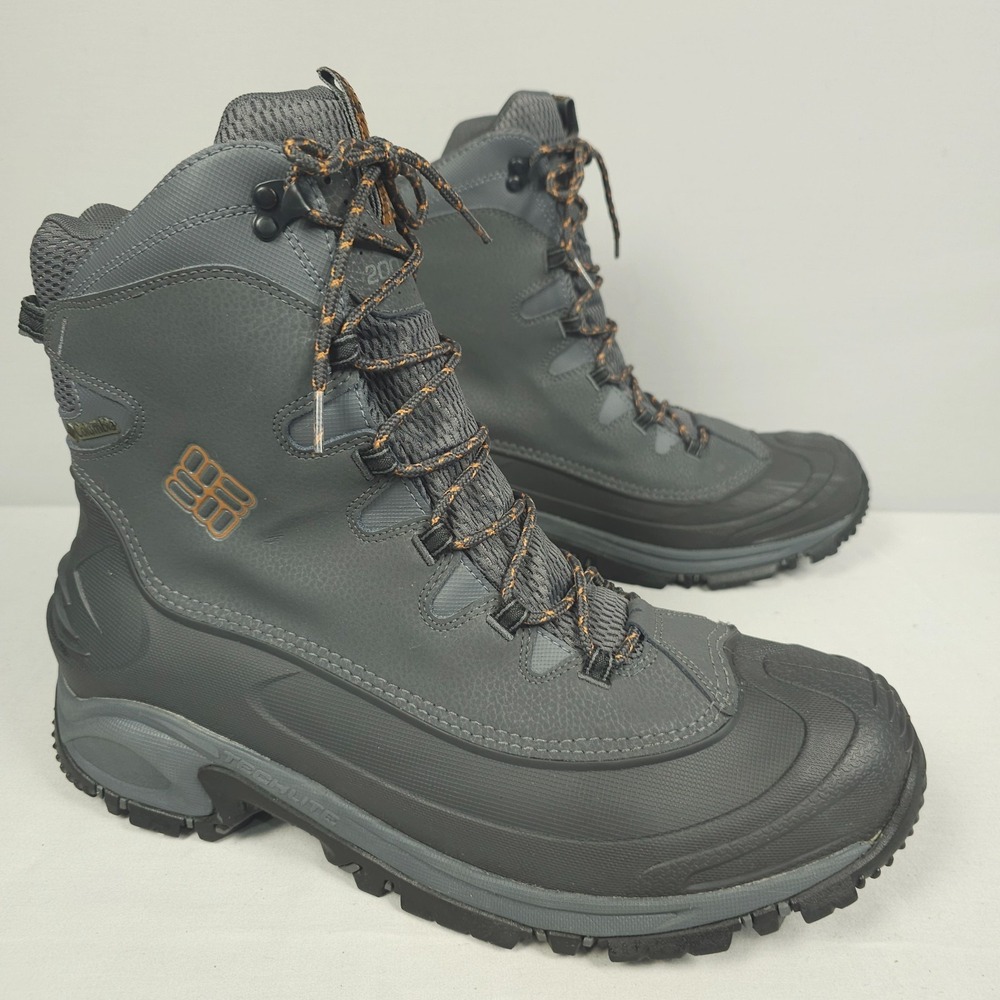 Columbia Bugaboot III Boots Men Size 15 Gray Waterproof 200 G Insulated